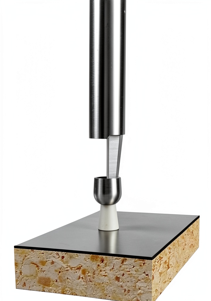 Bosch trim router bit creating bevel edge on laminate countertop