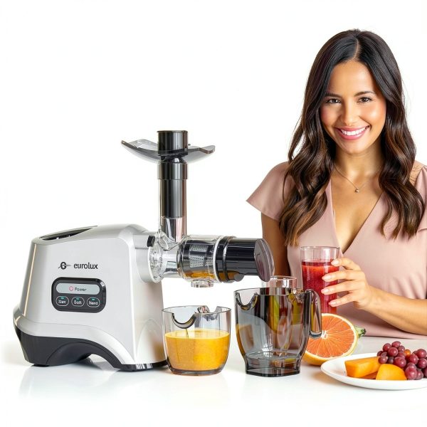 Eurolux Masticating Juicer Stainless Steel Quiet Motor-3