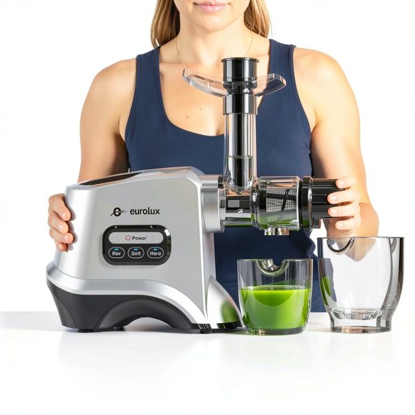Eurolux Masticating Juicer Stainless Steel Quiet Motor-5