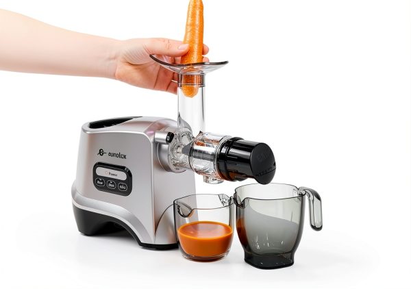 Eurolux Masticating Juicer Stainless Steel Quiet Motor-1