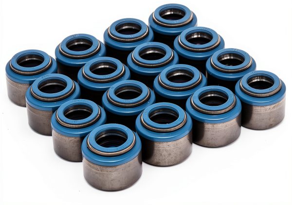 Comp Cams "515-16 Set of 16 Metal Viton Valve Seals for .530"" Guide Size, 3/8 Valve Stem"-0